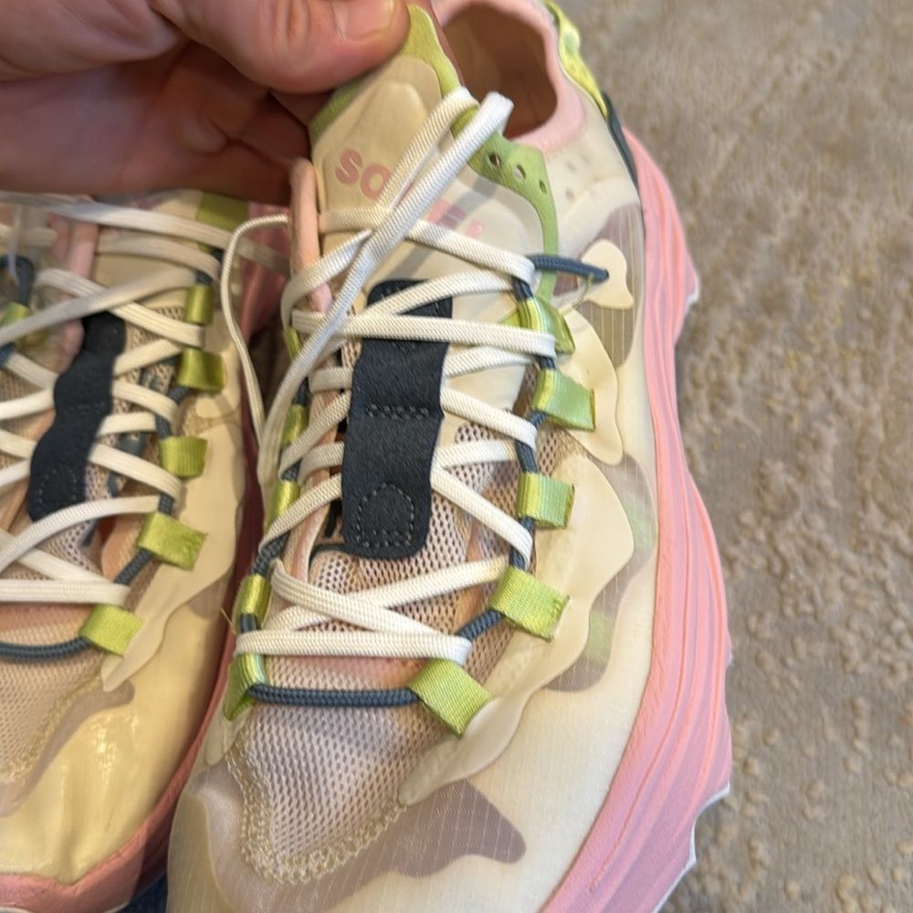 Women’s Pink Chunky Athletic Sneakers - Picture 5 of 10